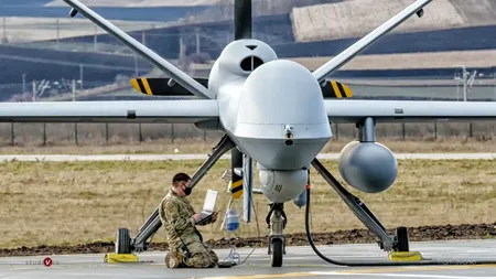 Drona americană care a fost doborâtă de un avion rusesc, LOCALIZATĂ! Unde a fost depistată