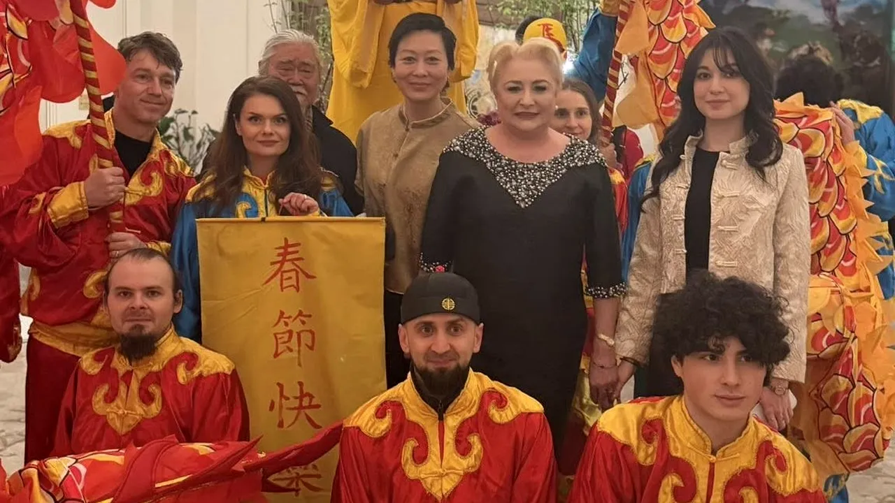 Viorica Dăncilă a sărbătorit Anul Nou Chinezesc. 