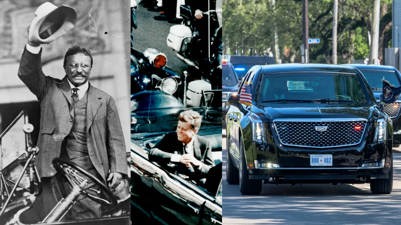 De la mașina cu abur la limuzina prezidențială „Beast”: O evoluție de 124 ani a automobilelor care transportă președinții SUA