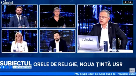 Scandal în USR pe tema orei de religie. Deputatul USR Iulian Lorincz o contrazice pe colega de partid Corina Atanasiu