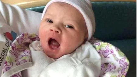 Prima fetiță născută într-o familie de americani după 137 de ani. Surpriza uriașă, la propriu, pe care au primit-o părinții