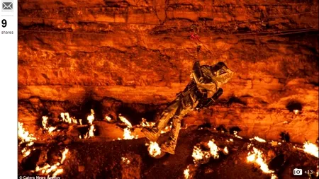 El este primul explorator care a coborât în „iad