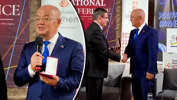 Emil Boc, decorat în Republica Moldova. Primarul Clujului a primit „Medalia Democrației”, cea mai înaltă distincție a Parlamentului de la Chișinău