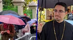 Mii de pelerini au înfruntat azi ploaia pentru a se închina la moaștele Sfântului Dimitrie cel Nou: „Nu se poate descrie în cuvinte ce simțim”