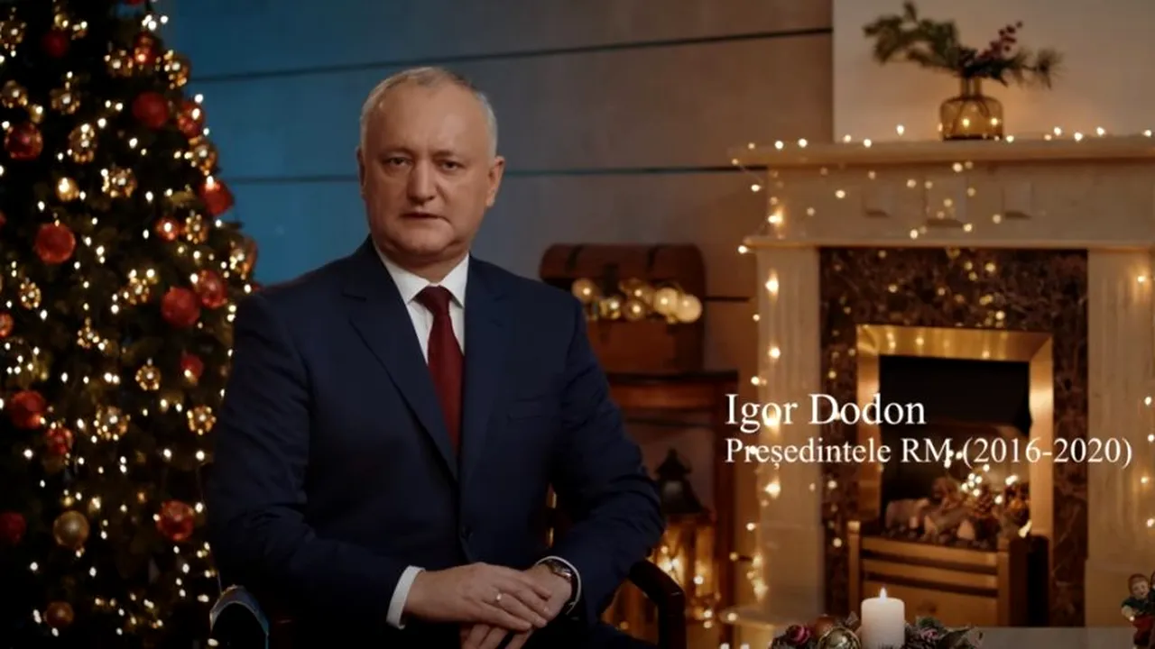 Televiziunile pro-ruse din Republica Moldova vor transmite mesajul lui Dodon în noaptea dintre ani, nu al Maiei Sandu, președintele țării