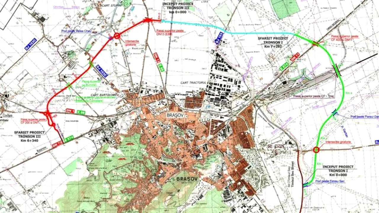 CNADNR inaugurează 6 km din centura Brașovului