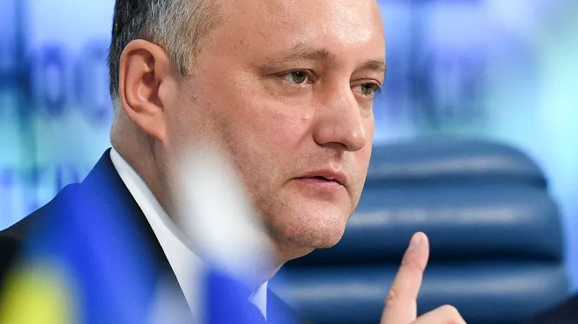 TENSIUNI. Igor Dodon acuză opoziția din Republica Moldova că aruncă țara în criză după blocarea unui împrumut de la Rusia