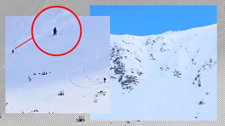 O super schioare a provocat o AVALANȘĂ în Munții Rodnei. Sportiva temerară a atacat un traseu incredibil
