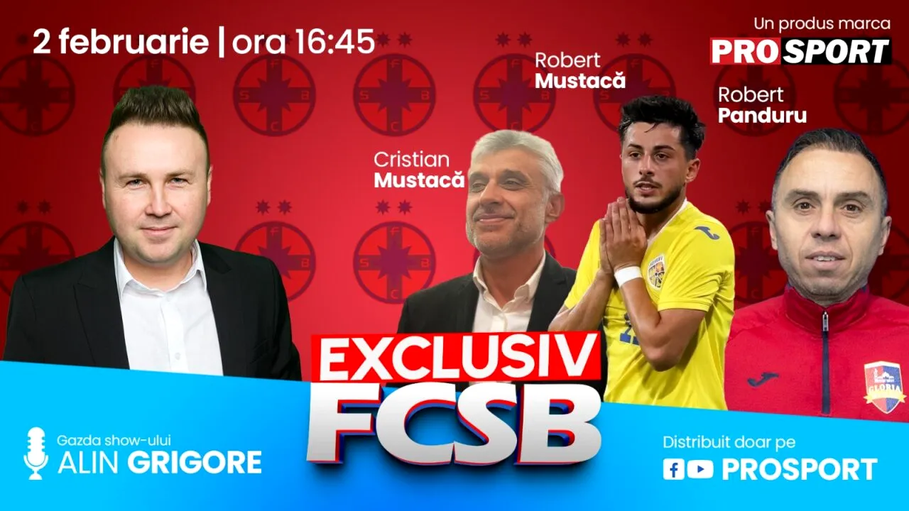 EXCLUSIV FCSB, azi de la 16:45. Victorie roș-albastră pe un stadion pustiu. Analizăm meciul și recordul negativ