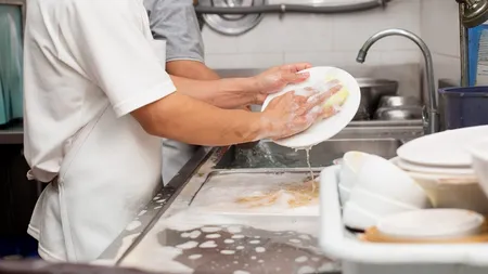 Ce SALARIU primește un român care lucrează ca spălător de vase în Franța. Are cazarea și masa asigurate