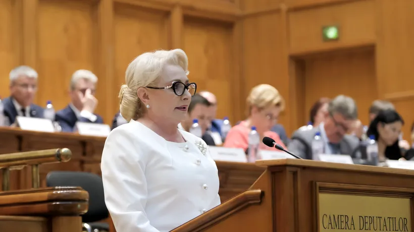 Dăncilă: discurs-beton la o moțiune de rumeguș