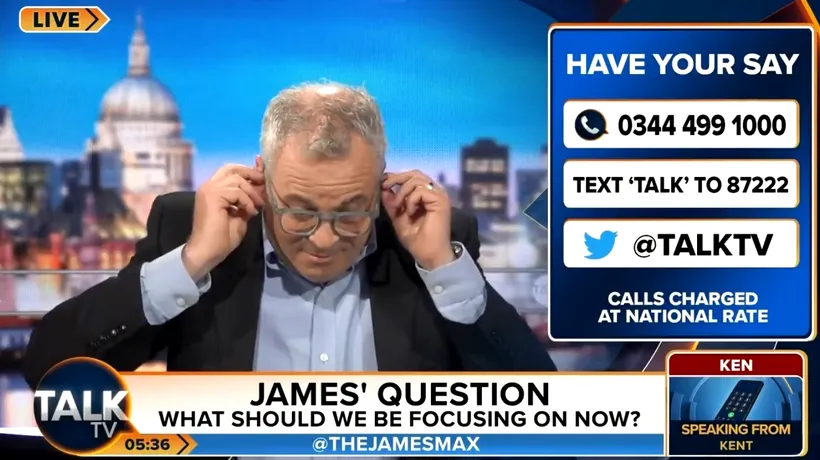VIDEO viral, cu vedeta de televiziune James Max scoasă din sărite de un telespectator. ȘOCANT cum a reacționat prezentatorul Talk TV