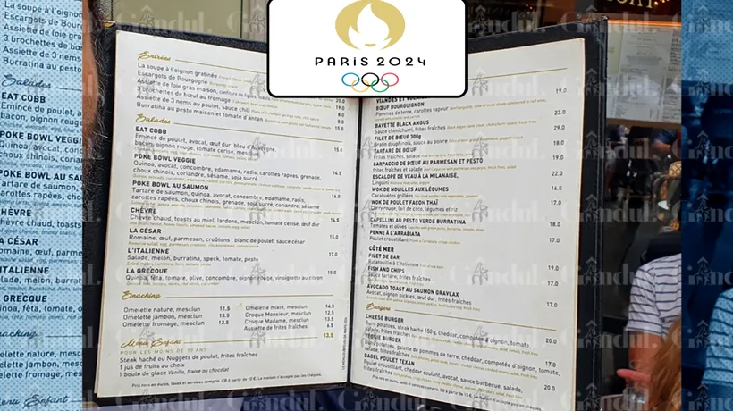 Cât costă să mănânci o OMLETĂ într-un restaurant din Paris, pe durata Jocurilor Olimpice