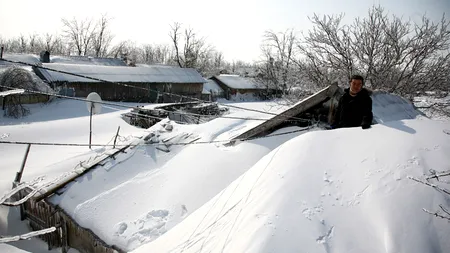 Peste 100 de sate din județul Buzău, izolate din nou din cauza viscolului