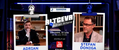Pianistul Ștefan Doniga este invitat la podcastul ALTCEVA cu Adrian Artene
