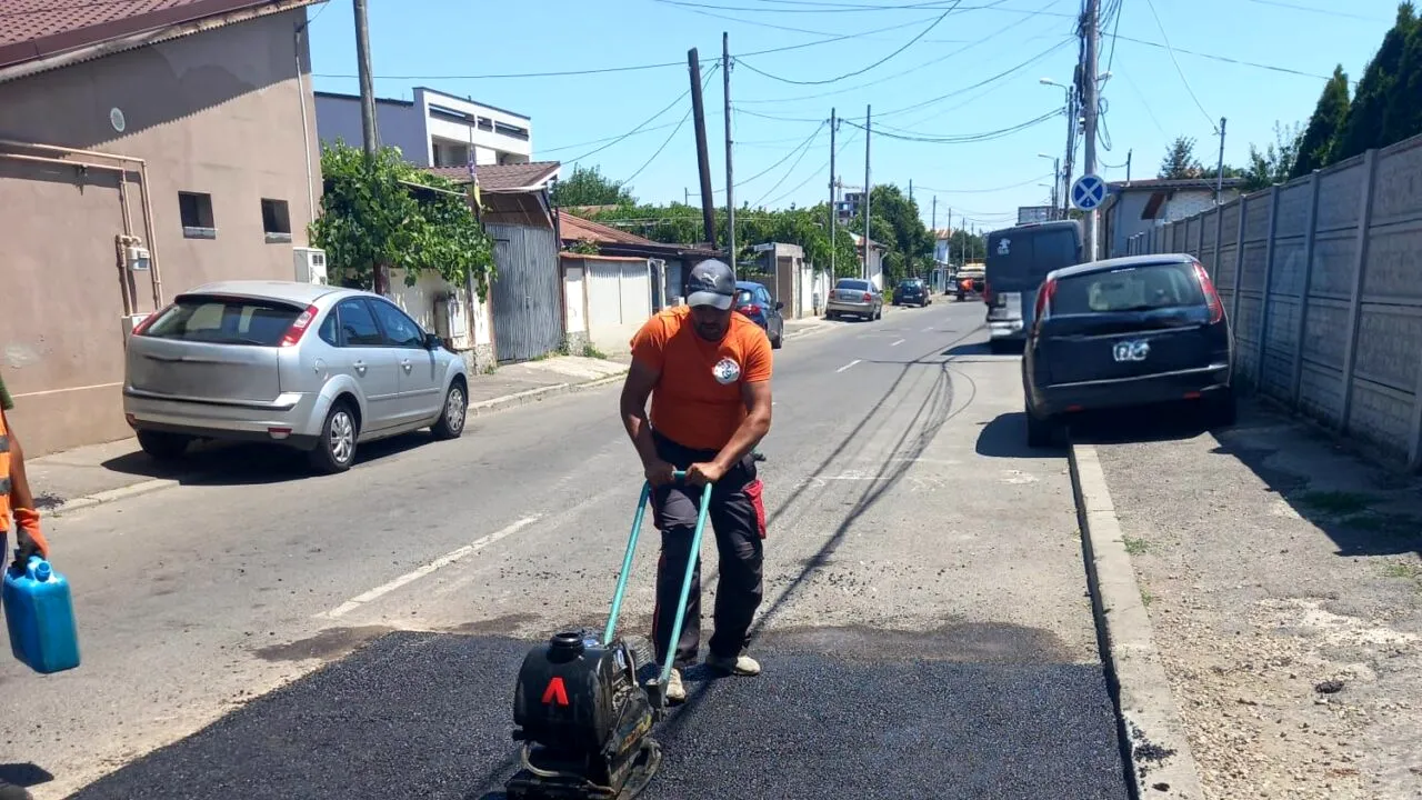 INFRASTRUCTURĂ 5: Lucrări de reparații la carosabil în zona Rahova (P)
