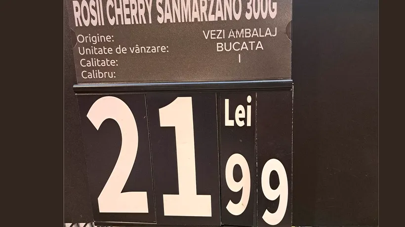 Nu este o eroare! Cum arată roșiile care se vând cu 73 lei/kg în Carrefour București