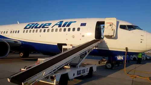 CURSE AERIENE. Compania low-cost Blue Air a anunțat cand reia zborurile regulate