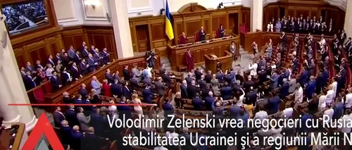 Președintele Ucrainei face un pas spre Rusia: Zelenski vrea negocieri cu Moscova pentru stabilitatea țării sale