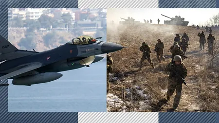 UPDATE | Primele cinci F16 pentru antrenarea piloților ucraineni au sosit în România. Olanda a promis livrarea a 12-18 avioane la baza 