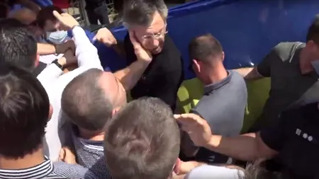 Dorin Chirtoacă, candidat AUR la alegerile din Moldova, luat la palme de socialiști. VIDEO viral