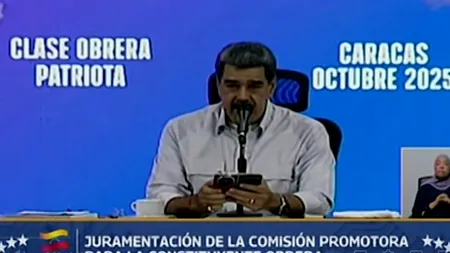 Nicolas Maduro spune că nu dorește război cu Statele Unite și îl imploră pe Trump: „Niciun război nebun... vă rog. Doar pace! Doar pace!”