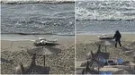 Drona cu explozibil, detonată ieri pe plaja din Olimp, ar fi fost scoasă din mare de 2 turiste: „Au luat-o de aripi și au cărat-o cam 5 metri”