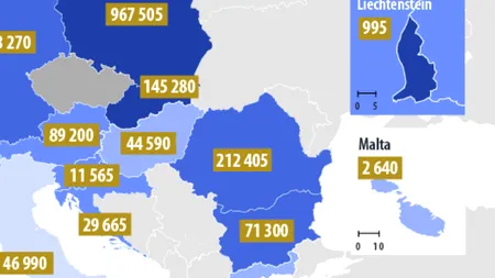 România, pe locul 4 în rândul țărilor UE care găzduiesc ucraineni afectați de război. Peste 200.000 și-au găsit adăpost la noi în țară. Peste 1 milion, în Germania. Ce țări completează topul