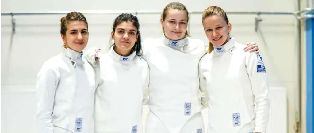 Emoție unică oferită de echipa feminină de spadă a României. Aur la Campionatul European de scrimă Under-23