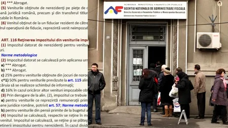 GHIDUL noului Cod Fiscal. LISTA TAXELOR și câți bani speră să obțină statul prin aplicarea noilor impozite