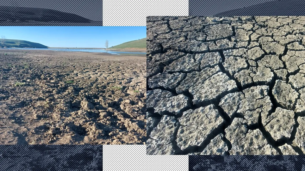 Seceta face ravagii în Oltenia. Un lac intră în pământ