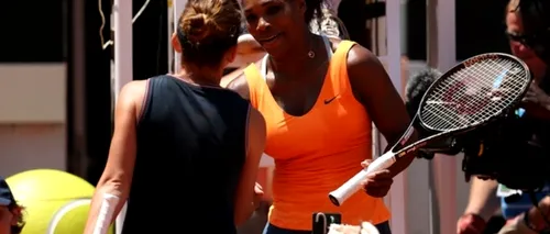 Simona Halep: Cu Serena Williams este mereu foarte greu să joc, dar nu trebuie să o bat ca să mă împlinesc