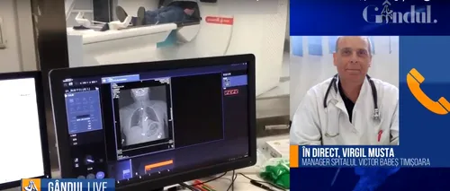 GÂNDUL LIVE | Virgil Musta, managerul Spitalului „Victor Babeș” din Timișoara, despre lipsa măștilor și echipamentelor medicale din spitale: Noi ne-am pregătit din timp. Avem dezinfectanți, avem echipamente de protecție și teste - VIDEO