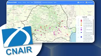 CNAIR a scos 1.246 de utilaje pe drumuri, cu peste 9.000 de tone de antiderapant şi aproape 23 de tone de sare