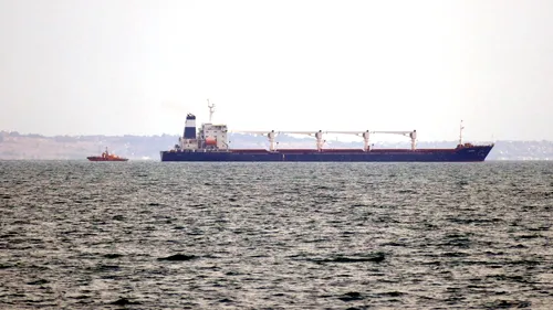 Prețul cerealelor a scăzut după ce prima navă ucraineană încărcată cu grâu și porumb a plecat din Portul Odesa
