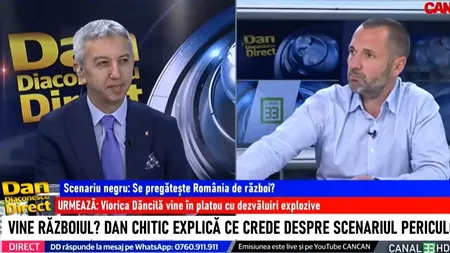 Dan Chitic: „RĂZBOIUL este deja declanșat, iar echilibrul mondial se schimbă”