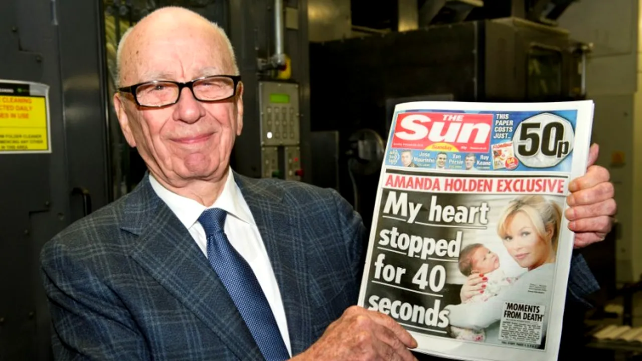 Rupert Murdoch a lăsat să se înțeleagă că va renunța la fetele topless din The Sun