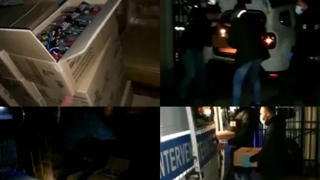 VIDEO | Polițiștii din Capitală au ridicat 1.000 de kilograme de material pirotehnic
