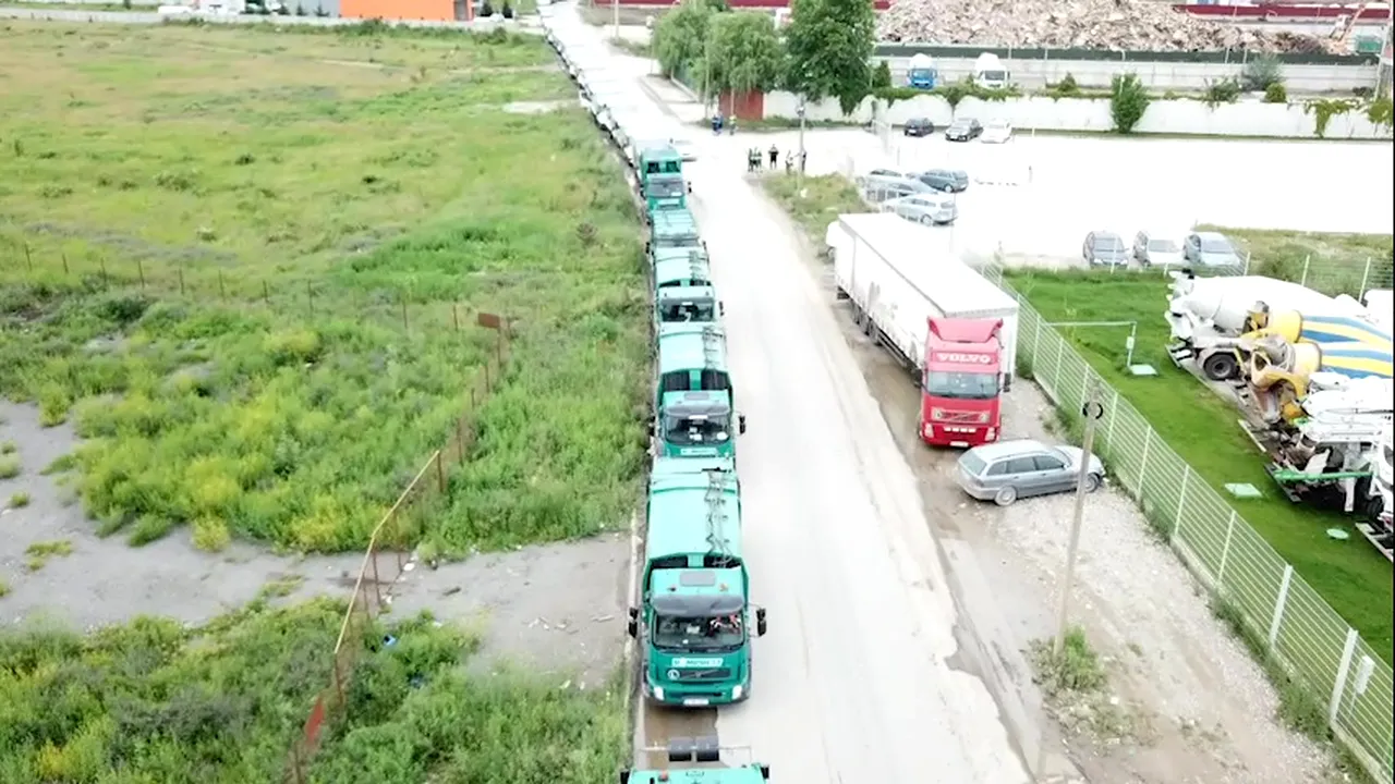 Romprest anunță că are mașinile pline cu gunoi în proporție de 98%