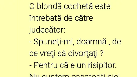 BANCUL de miercuri | „De ce vreți să divorțați?