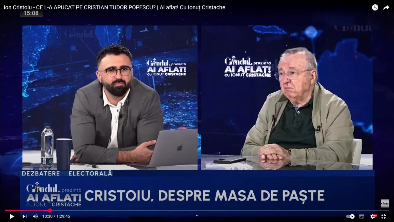 POLL «Ai aflat! cu Ionuț Cristache»: „I-a grăbit vizita lui J.D. Vance moartea Papei”?