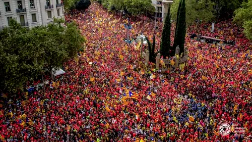 UN MILION de oameni în stradă de ziua națională a CATALONIEI