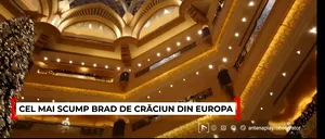 Cel mai scump brad de Crăciun din Europa se află în Germania. Costă peste 5 milioane de euro