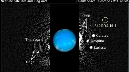 Un nou satelit al planetei Neptun, descoperit întâmplător de un astronom