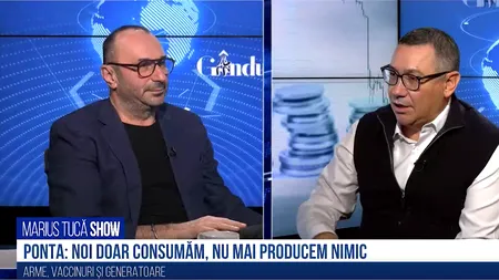 VIDEO | Victor Ponta: „Noi doar consumăm, nu mai producem”