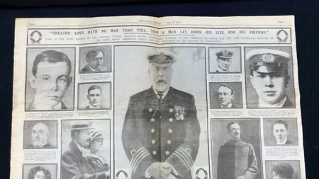 A fost găsit un ZIAR vechi de 112 ani. Pe prima sa pagină este ilustrată una dintre cele mai mari tragedii ale secolului XX