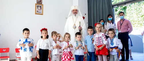 Patriarhul Daniel a sfințit o grădiniță. Cum s-au respectat normele sanitare