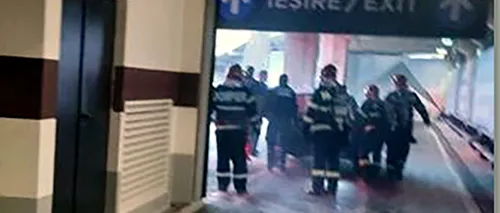 Incendiu într-un mall din Timișoara.  Zeci de persoane au fost evacuate