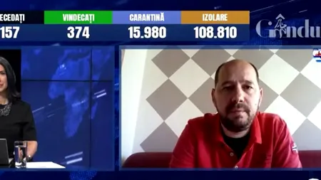 GÂNDUL LIVE. Florin Puflea, medic specialist ATI în Verona: „Sistemul medical din Italia a fost aproape îngenuncheat”