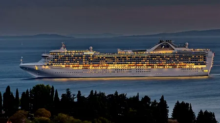 CORONAVIRUS. Zeci de persoane de pe Grand Princess, testate pozitiv. Nava de croazieră se află în largul coastei Californiei